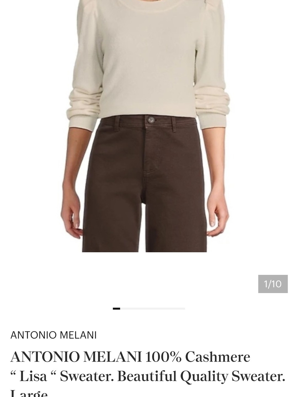 Antonio Melani Cashmere Sweater Medium